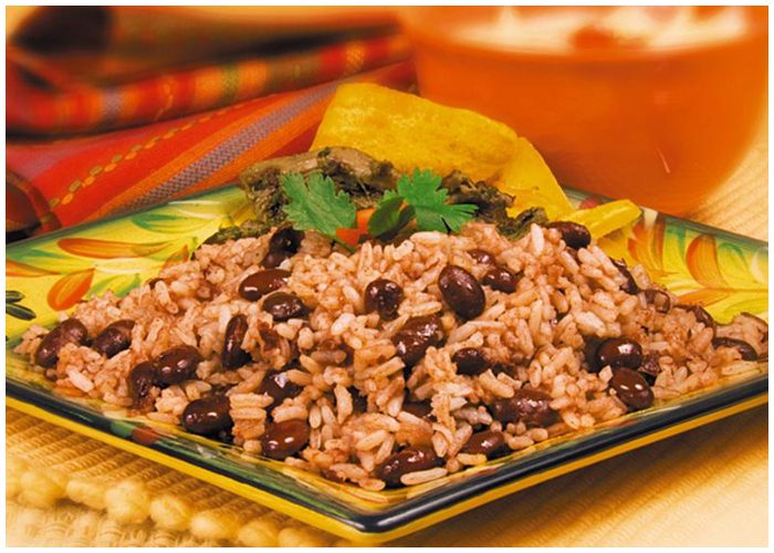 Arroz Congrí cubano.