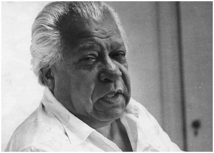 Destacado escritor y periodista cubano, Nicolás Guillén.
