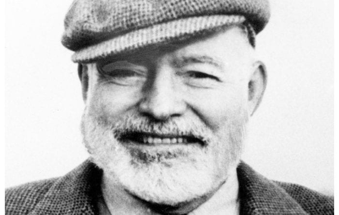 El escritor estadounidense Ernest Hemingway.