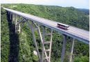 Vista aérea del Puente de Bacunayagua.