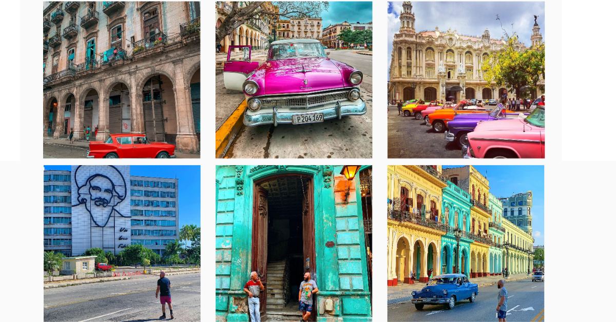 Fotografías en Instagram de La Habana