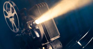 Antiguo proyector de películas cubanas
