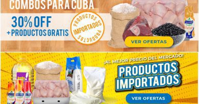 envios Cuba combos productos importados