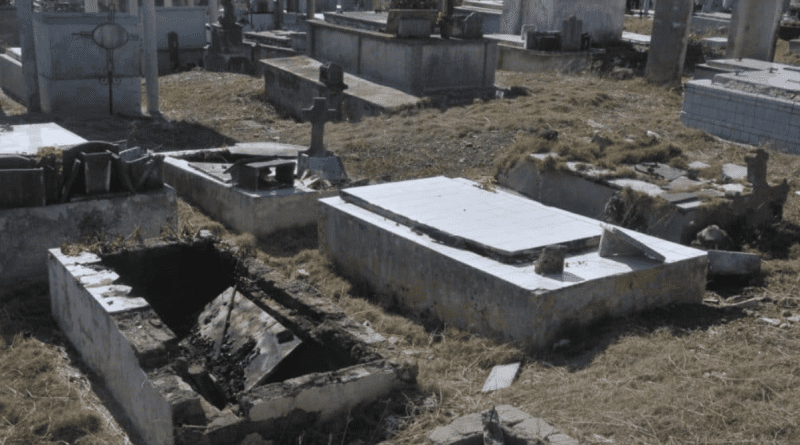 Cubana es víctima del robo de huesos en un cementerio de Matanzas