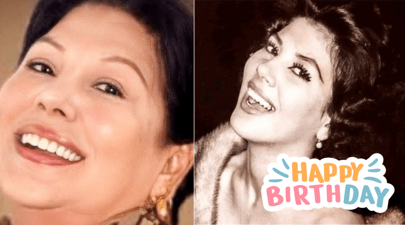 Odalys Fuentes sonriendo durante una celebración de cumpleaños.
