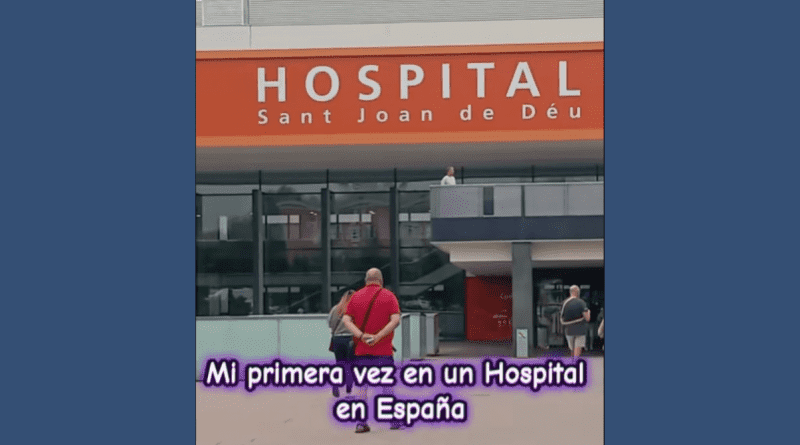 Cubana acude a un hospital de España y compara con Cuba
