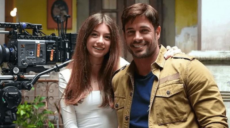 Hija de William Levy debuta en cine junto a su padre en una escena de la película Bajo un fuego.
